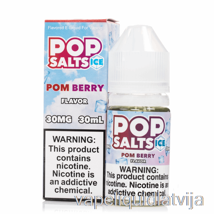 Ice Pom Berry - Pop Salts - 30ml 30mg Vape šķidrums